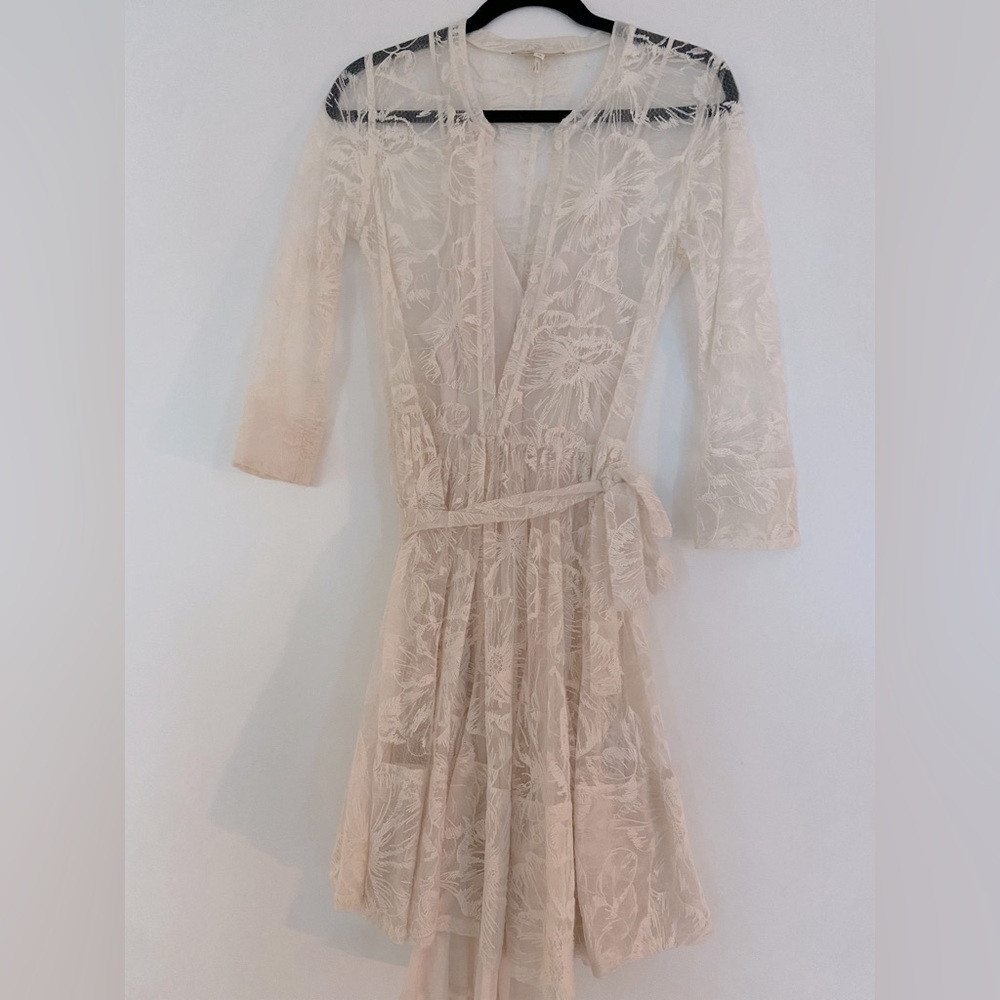 Maje lace mini dress